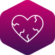Herzschwäche (Herzinsuffizienz) bei Diabetes - Icon Herzschwäche (Herzinsuffizienz) bei Diabetes - Icon