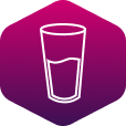 Viel Trinken bei Diabetes - Icon Wasser Viel Trinken bei Diabetes - Icon Wasser