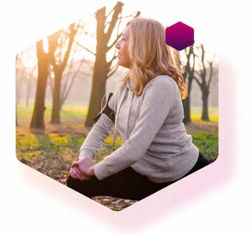 Diabetes vorbeugen - Frau macht Sport zur Prävention von Typ 2 Diabetes Diabetes vorbeugen - Frau macht Sport zur Prävention von Typ 2 Diabetes